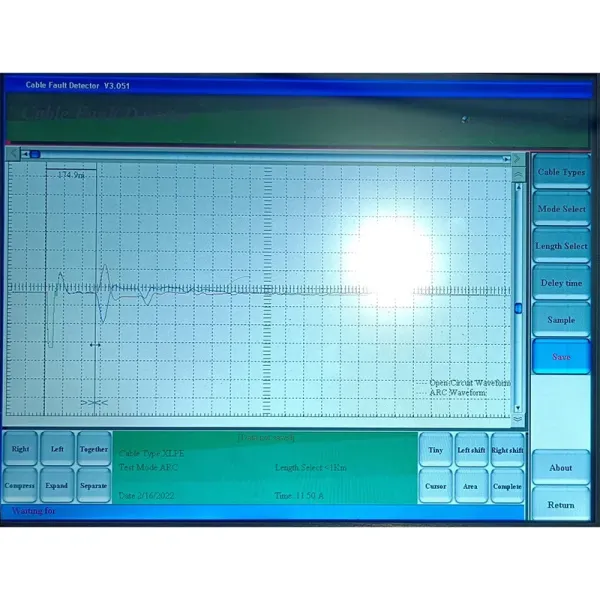 XhGG502 Arc Multiple Pulse Underground Cable Fault Location Tdr Cable Fault Locator