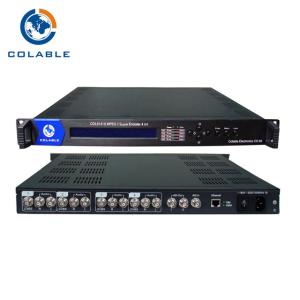 Wholesale 4 Channel AV To IP Encoder COL5141BP , TV Headend Digital Video Encoder from china suppliers