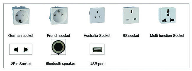 Intelligent Retractable Lifting Pop Up Socket 13A Tabletop Type