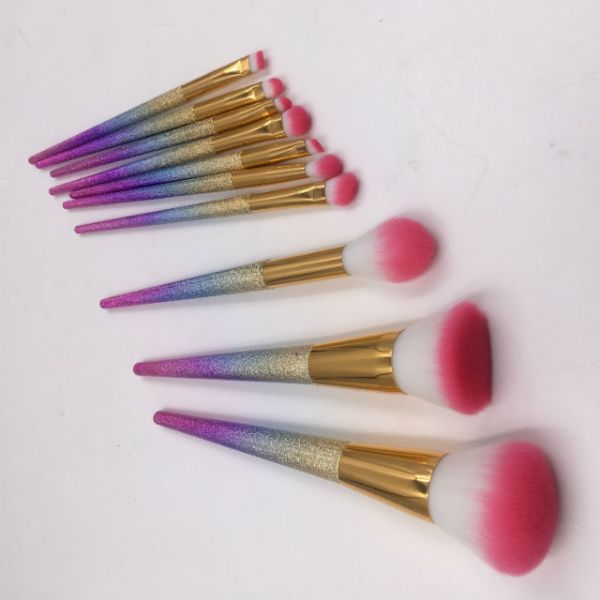 SGS Real Hair 230g Facial Makeup Brushes Waterproof Private Label