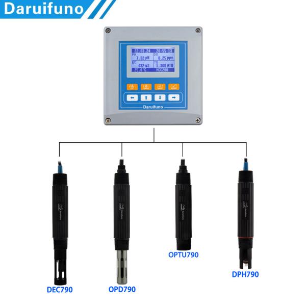 Multi Parameter Water Quality Controller For Connect 1-4 Different Digital