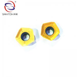 China 92.5HRA High Feed Milling Inserts yellow External Turning Tool on sale