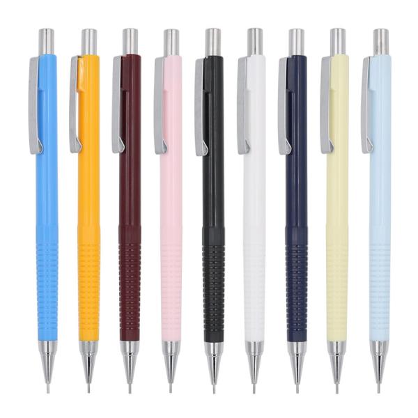 Quality Multiple Colors Plastic Automatic Press Pencil With Eraser Top Custom Logo for sale