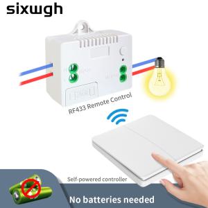 SIXWGH Wireless Wifi Wall Switch Self Powered Network Switch