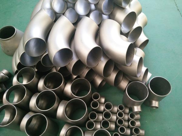Quality GR2 NPS3 Sch40s Titanium Items Seamless Titanium Elbow 90 Degree Bend Stable for sale