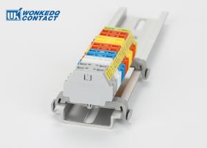 261-361B Strip Spring Clamp Terminal Block Connector Mini Rail With Mounting Carrier