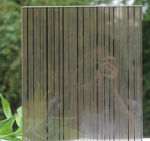 Clear/Colored Mesh Laminated Wired Glass for Interior Decoration