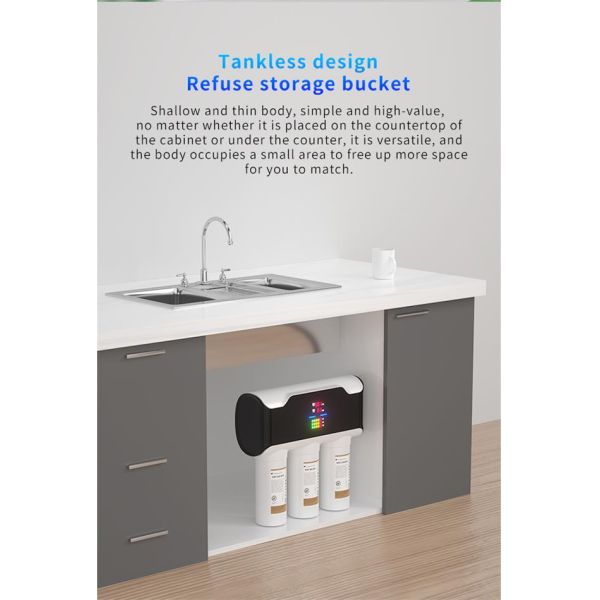 Home Food Grade ABS Tankless Under Sink RO System 1200GPD ODM