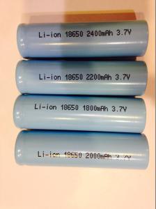 2200mAh Torches Rechargeable Lithium Ion Battery High Teerature
