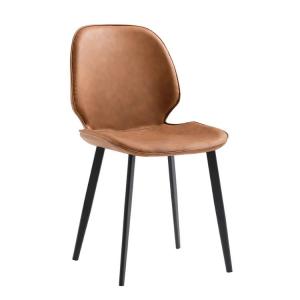 Wholesale 20.4 Inch Modern Leisure Chair Anti Scratch Leather Dining Chair from china suppliers