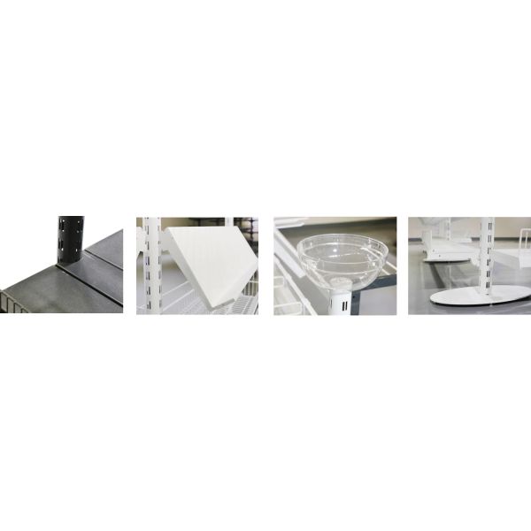 Shelf Queuing System Retail Queuing System POS Queuing System Gondola Shelving for Checkout