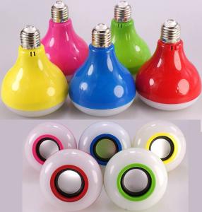 China Remote Control Bluetooth Music Light Bulb 3W Speaker + 4W Lamps AC 90 - 240V on sale