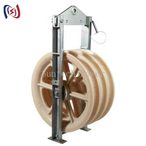 Wholesale Transmission Three Sheaves 660 Diameter Stringing Equipment Conductor Stringing Blocks from china suppliers