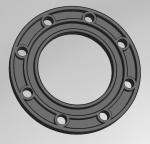 EN1092-2 DN32 Pipeline Galvanized Ductile Iron Flange