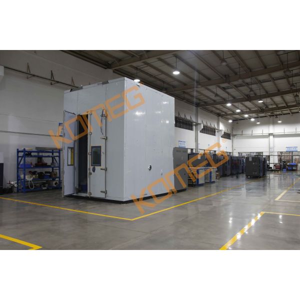 36 Cubic meters Water Cooled Walk In Temperature Humidity Environmental Chamber for Car Parts , Computer