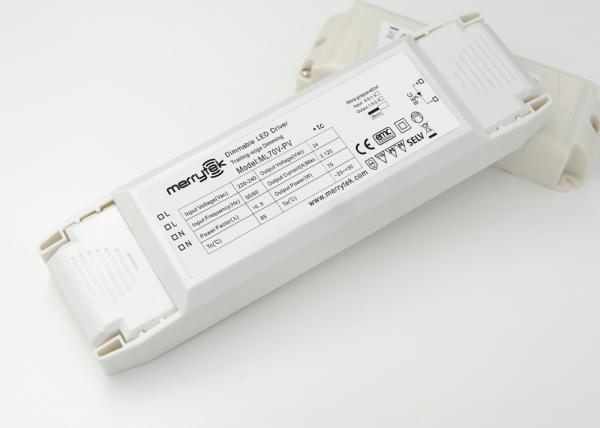 Quality 1 × 75W Push 1-10V Dimmable LED Driver , Constant Voltage PWM Dimming LED Driver for sale