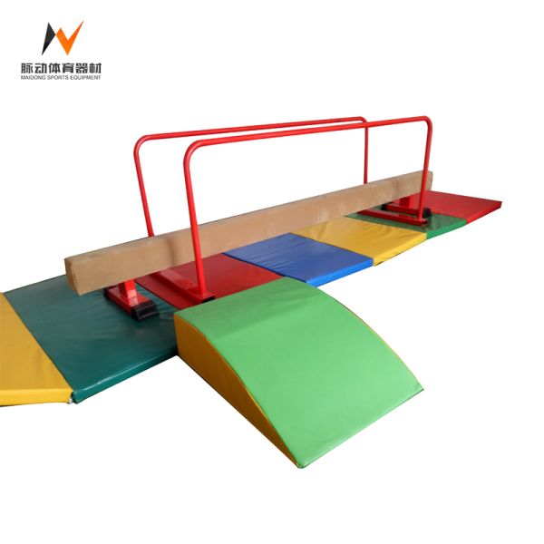 Indoor Playground Kids Gymnastics Equipment For Home Beam Customization