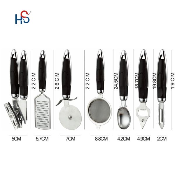 Stainless Steel 430 ABS Handle Classic Design for Cool Kitchen Gadgets and Cookware Sets