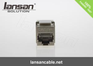 Wholesale Full Shield FTP RJ45 8p8c 180 Degree Toolles Cat7 Keystone Jack from china suppliers