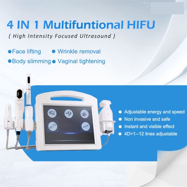 Portable 4 In 1 15" Lcd Screen Liposonic Machine