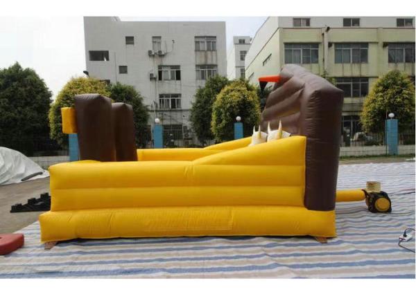 Quality Customized Inflatable Sports Games / Blow Up Riding Bull Rodeo Machine for sale