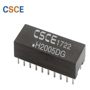 Wholesale 20 Pin / DIP Ethernet Isolation Transformer , 100 Base - T Gigabit Ethernet Transformer from china suppliers