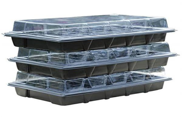 Quality Germination Cells Seed Plastic Germination Trays With Drain Holes for sale