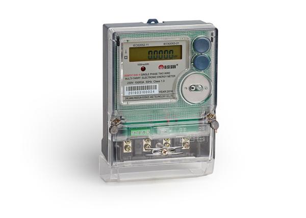 Quality Multirate Multi Tariff Energy Meter Single Phase Watt Hour Meter Dlt 645 2007 for sale