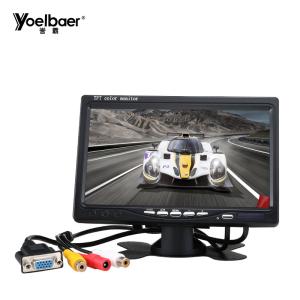 7 Inch Screen Small Car TFT LCD Monitor Display With HDMI VGA Interface