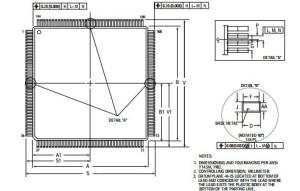 Integrated Circuit Chip Low Cost Integrated Multiprotocol Processor  MC68LC302PU16C MOTOROLA QFP