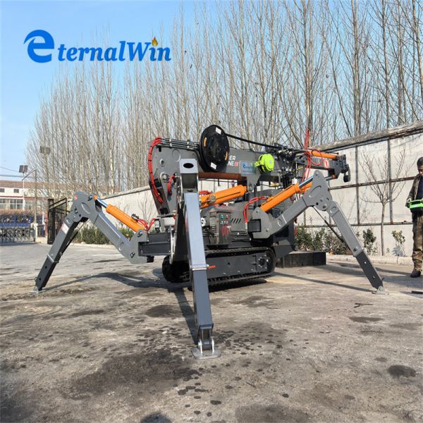 Telescopic Boom 3 Ton Spider Crane Compact and Powerful Lifting Equipment