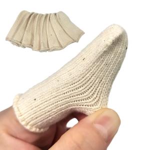 China Anti Abrasion Cotton Finger Cots Easy To Wear Different Size on sale