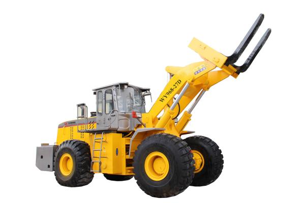 Quality 27T Stone Block Hydraulic Forklift Wheel Loader With Quick Hitch With 178KW Engine for sale