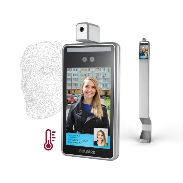 Quality 34bit 1/2.8"  Face Recognition Temperature Measurement System for sale