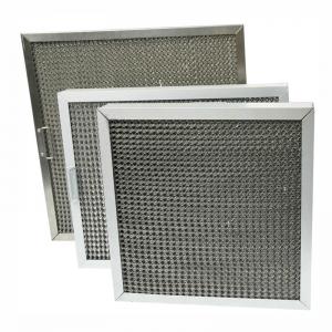 Wholesale Oil removal Aluminum Foil Panel Air Filters Fume Hood Oil Mist Filter from china suppliers