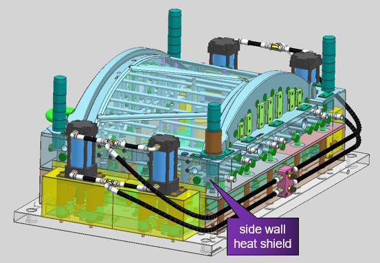 Metal SMC Compression Molding Fan Cover Mold 100K-500K Shots