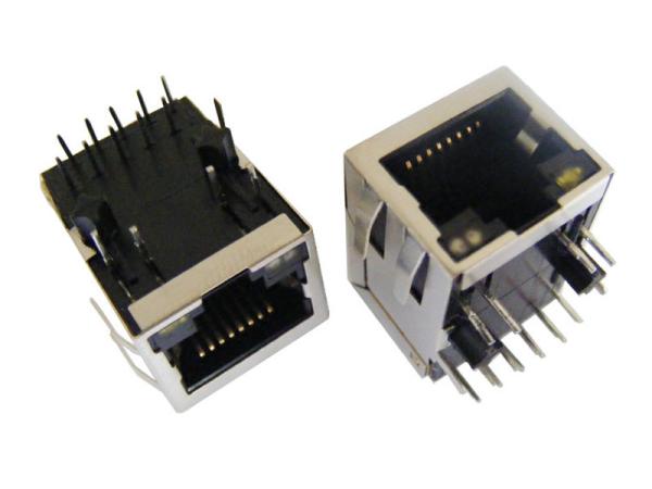 Quality Bicolor LED RJ45 Connector Port High Performance For Maximum EMI Suppression for sale