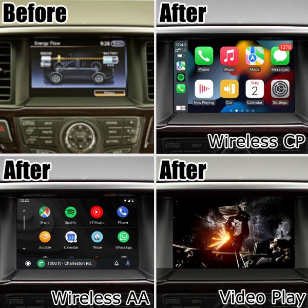 Lsailt Wireless Carplay Android Auto Interface For Nissan Pathfinder R52 IT08 08IT