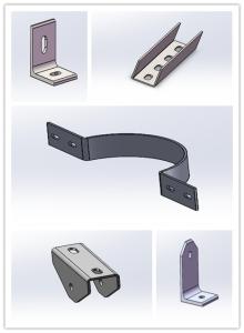 Wholesale Customized Solar Mounting Accessories L - Footing Connectors Hooks For Solar Mounting Structure from china suppliers