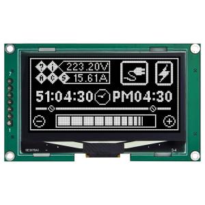 China 2.42 Inch 128x64 COG SSD1309 OLED Display Module With Equipment Control+PCB+Frame on sale