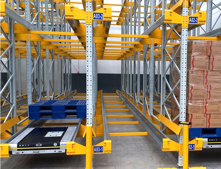 Customized Height Radio Shuttle Racking System / Automated Warehouse Storage Systems