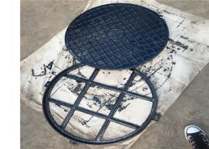 Durable Lockable Round Inspection Cover Shock Absorption EN124 Standard