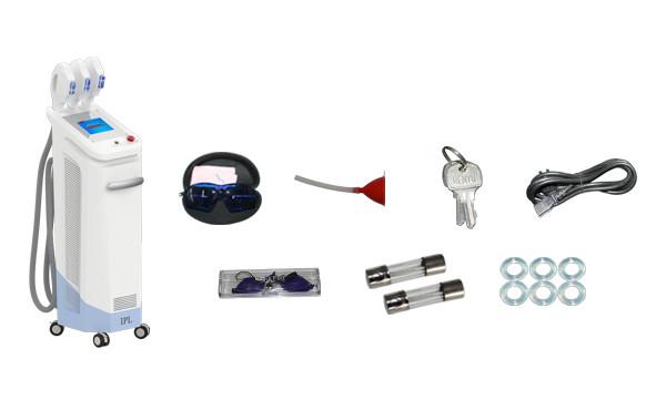 Quality Three handles IPL machine I 323 blue and white for sale