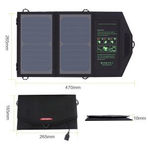Wholesale Outdoor Folding Solar PV Panel Mobile Phone Charger Portable 5V 10W 300g from china suppliers