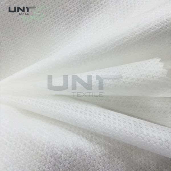 Soft PP Spunbond Non Woven Fabric 100% Nylon Long Fiber Bone Pattern Eco Friendly