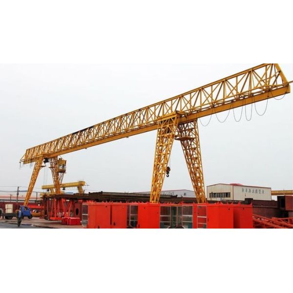 20 Ton Electric Mobile Single Beam Gantry Crane With Cabin / Remote Control