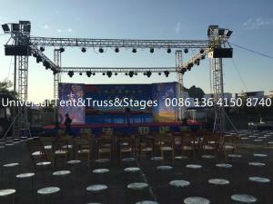 China Bolt Aluminum Stage Truss For Outdoor Event , Custom Design Aluminum Triangle Truss on sale