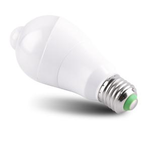 China Infrared Motion Sensor Light Bulb Indoor E26 E27 B22 PIR Bulb on sale