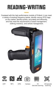 Wholesale Android 13 Handheld waterproof shockproof rugged RFID UHF LF NFC 2D scanner reader PDA for data collection from china suppliers