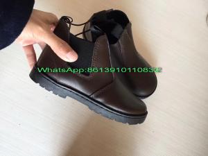 Wholesale Wholesale Cheap China Low Price 7000 pairs Genuine Leather Kids Shoes Boot Stock from china suppliers